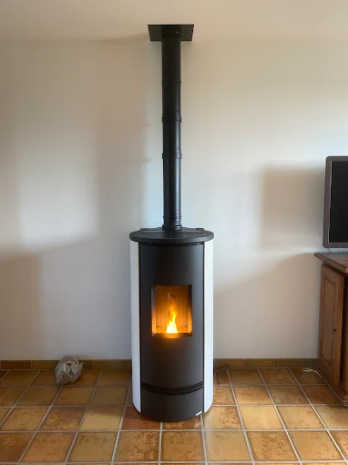 Installation d'un poêle à granulés par Matiflam à Nevers