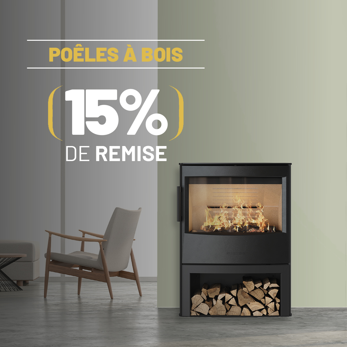 Promotion chauffage bois et granulés